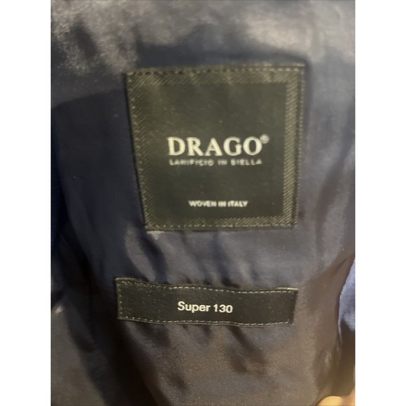 BOSS Huge Genius Wool Blue Tonal Slim Fit Suit Drago Super 160 42S US 52C IT - Picture 4 of 9